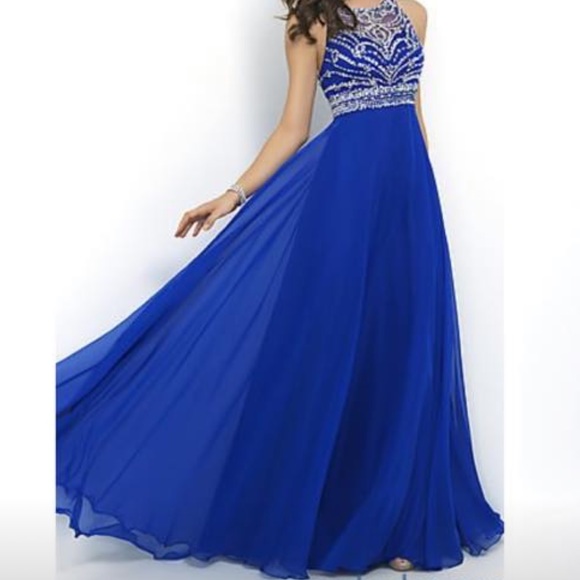 Royal blue prom dress - Picture 1 of 3